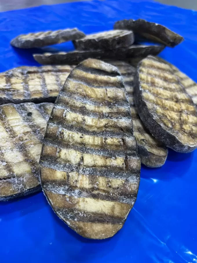 Frozen Grilled Eggplant Silces