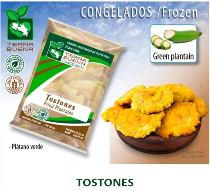 FROZEN TOSTONES PLATANO VERDE