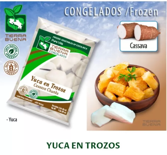 FROZEN YUCA TROZOS